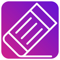 Eraser Vector Icon Design Illustration