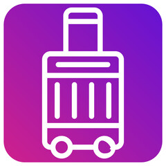 Luggage Vector Icon Design Illustration