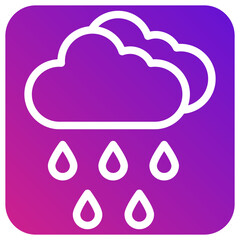 Rain Vector Icon Design Illustration