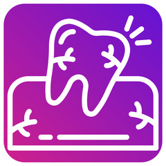 Wisdom Tooth Vector Icon Design Illustration