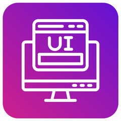 User interface Vector Icon Design Illustration