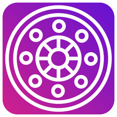 Obraz premium Flange Vector Icon Design Illustration