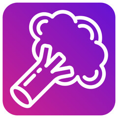 Broccoli Vector Icon Design Illustration