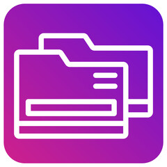 Folder Vector Icon Design Illustration