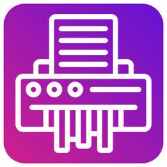 Fototapeta premium Shredder Vector Icon Design Illustration