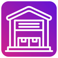Warehouse Vector Icon Design Illustration