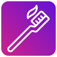 Tooth Brush Vector Icon Design Illustration