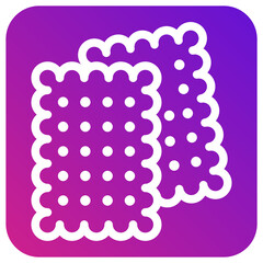 Biscuit Vector Icon Design Illustration