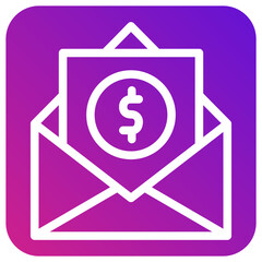 Dollar Vector Icon Design Illustration
