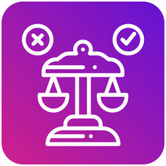 Ethics Vector Icon Design Illustration