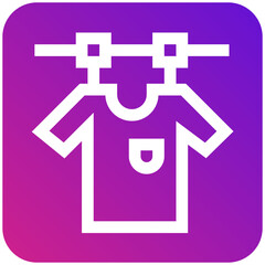 Fototapeta premium Drying Vector Icon Design Illustration