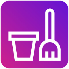 Mop Vector Icon Design Illustration