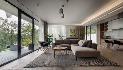 Fototapeta premium modern living room