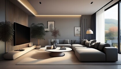 Fototapeta premium modern living room