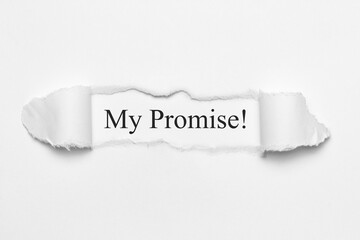 My promise!	