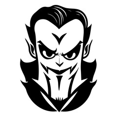 Vintage Inspired Vampire Silhouette for Halloween