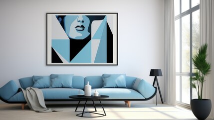 geometric black masseuse