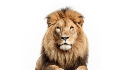 Fototapeta premium majestic wildlife white background