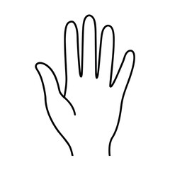 hand vector illustration