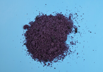 Chrome alum or Chromium III potassium sulfate is the potassium double sulfate of chromium.