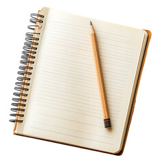 Spiral Notebook & Pencil