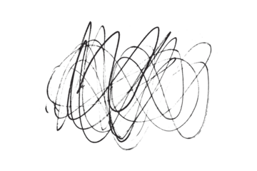 Black grunge pen lines, messy lines, hand drawn sketch, abstract doodle, isolated chaotic lines, grunge overlapping lines texture, artwork, ink, transparent background.