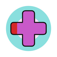 Obraz premium first aid icon