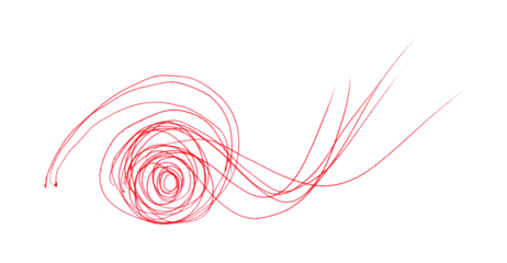 Red grunge pen lines, messy lines, hand drawn sketch, abstract doodle, isolated chaotic lines, grunge overlapping lines texture, artwork, ink, transparent background.