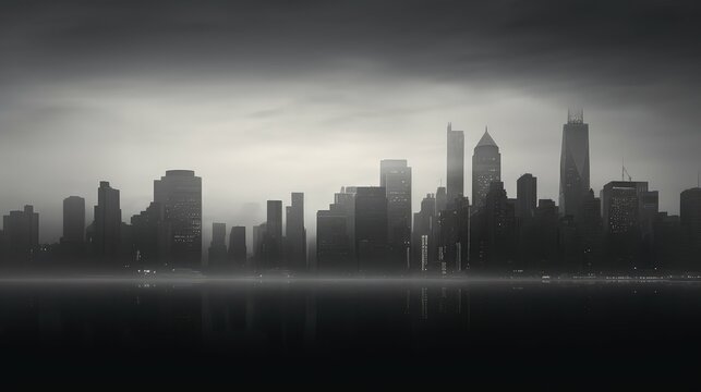 dusk gray silhouette