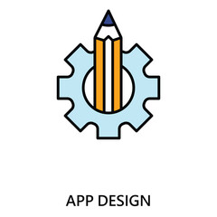 App Interface and Digital Design vector Icon design