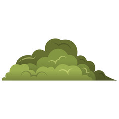 Green Brushes Illustration
