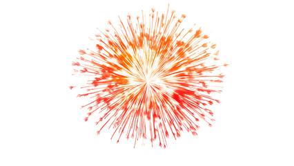 red orange fireworks explosion
