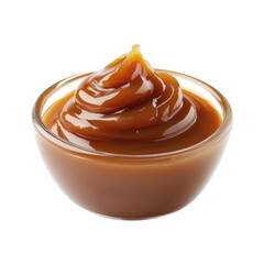 Caramel Dessert Sauce on transparent background