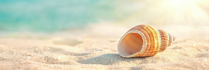 Obraz premium Beautiful on sunlit beach sand showcasing intricate details and natural pattern under sunlight