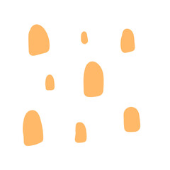 Dots Abstract Organic Shape