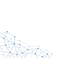 Network Connecting Dot Polygon Corner