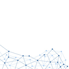 Network Connecting Dot Polygon Corner