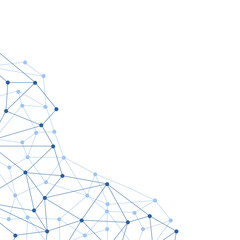 Network Connecting Dot Polygon Corner