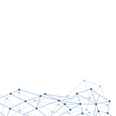 Network Connecting Dot Polygon Corner