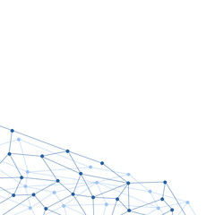 Network Connecting Dot Polygon Corner