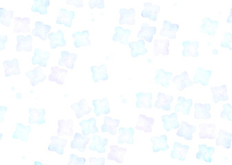 可愛い白紫陽花のシームレスパターン背景