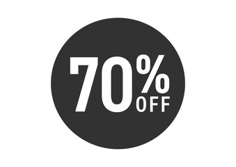 70%OFFのフラットなアイコンイラスト