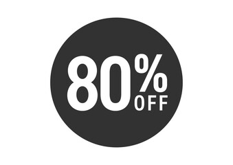80%OFFのフラットなアイコンイラスト