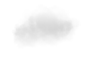 White smoke on transparent background. Soft flowing texture with mist, steam, and haze effect. Abstract smoky wave for creative designs and atmospheric visuals. Vector illustration.