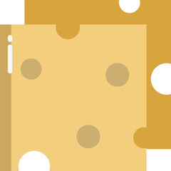 cheese Illustration on a white background    