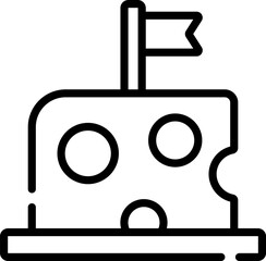 cheese Illustration on a white background    