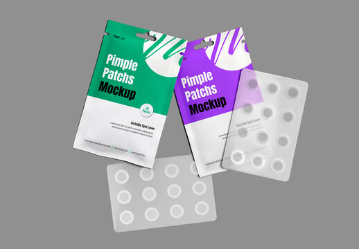 Pimple Patchs Mockup
