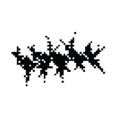 Fototapeta premium Dark Aesthetic Dithering Element