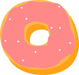 Donuts with powder on top