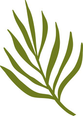 Organic Tropical Leaves Modern summer season floral jungle exotic leaf Paradise advertising